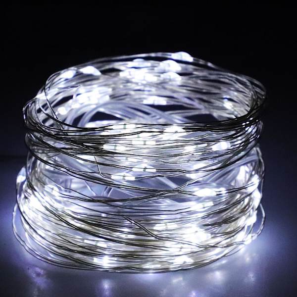 [LCS] Solcellelys Julelys Solcellelyslenker Warm White 20M-200LED