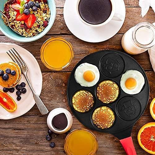 [LCS] Pannkaksformar för barn Nonstick Crepe Pan Gri
