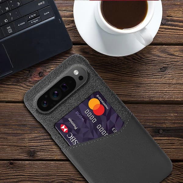 [LCS]Til Google Pixel 9 Pro XL Etui Kortholder PU Læder+PC Faldresistent Telefoncover Multicolor Style D