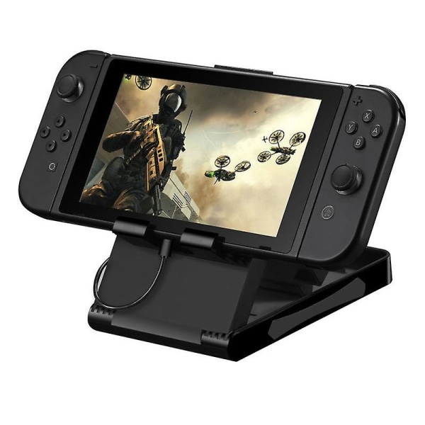 Foldbart stativ til Nintend Switch justerbar vinkelholder Ns-beslag til Nintendo Switch spilkonsol dock