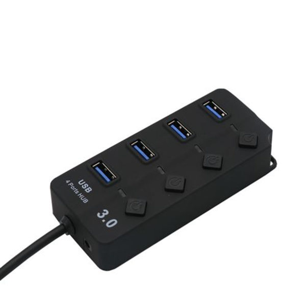 4-Port USB 3.0 Hub for ASUS ZenBook PC med Individuell Multi-So