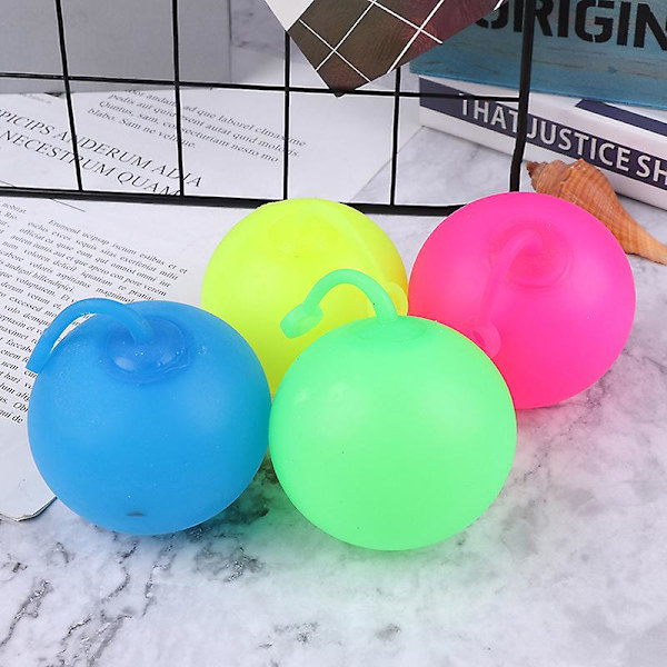 Mjuk luft- och vattenfylld bubbelboll för barn utomhus RED M