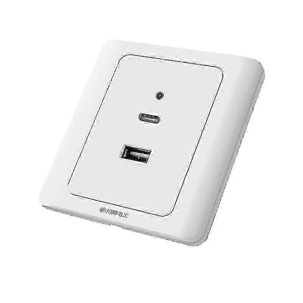 Usb-seinäpistorasiat Typec Usb-seinälaturipistorasia 18w 220v Usb-pistorasiat S2024123010539 concealed 2