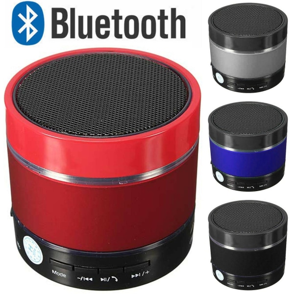 Ny LED Bluetooth Trådlös Högtalare Portabel Hög För Samsung Iphone Ipad Sony Lg Red