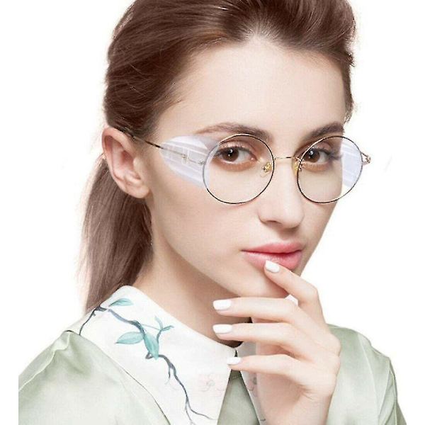 2 Par Sidoskydd Ögonglas Slip On Skyddsglasögon