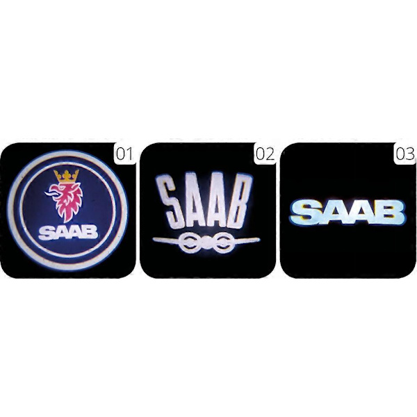 [LCS]Saab Led Logo Projektor HD For Saab Dørlampe