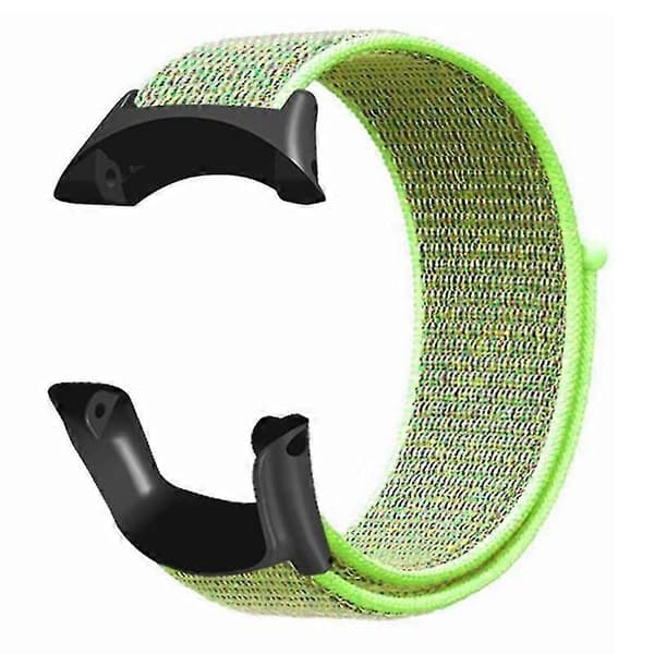 Kompatibelt med Suunto Ambit3/Ambit3 Peak klockarmband Nylon Sport Loop klockrem Light yellow