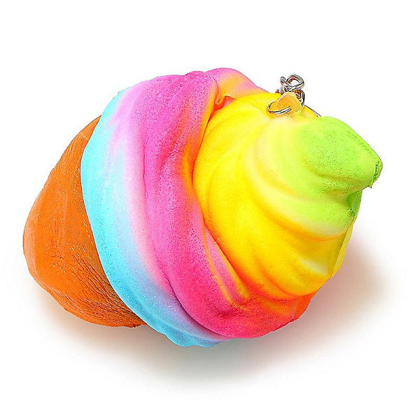 Färgglada Squishy Regnbågsleksaker att Klämma på