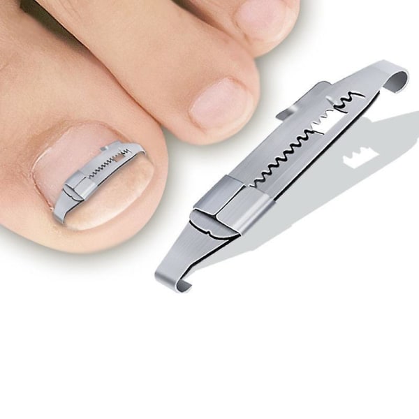 2 st tånagelkorrigeringsspänne Nagelkorrigeringspasta Special nagelinläggskorrigeringslapp för tånagelspår (gäller tånagelbredd 2-3,1 cm)