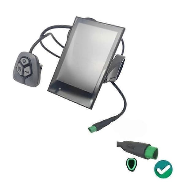 Til Bafang DPC18 CAN Display 5 PIN Han til Ebike Mid Drive Motor LCD-skærm med USB-port Speedometer