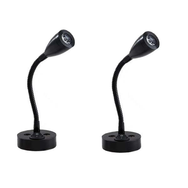 [LCS]2 Stykker Læselamper Led Spotlight 12v Dæmpbar Afbryder Væglampe Sengelampe Indvendig Lys Autocamper 6000k Hvid Til Autocamper
