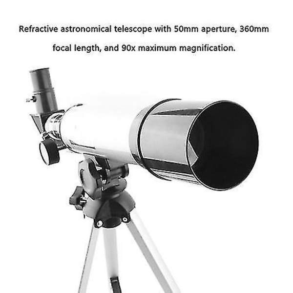 Højdefinitions refraktor astronomisk teleskop stativ 50 mm Ap