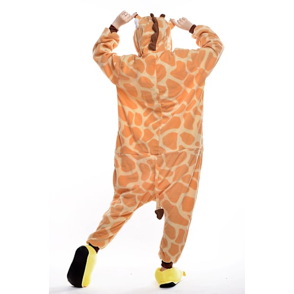 Reedca Totoro Aikuisten Onesie Halloween Cosplay Asut Anime Pyjamat Yhteensopiva Naisten Ja Tyttöjen Kanssa, napitus Giraffe L