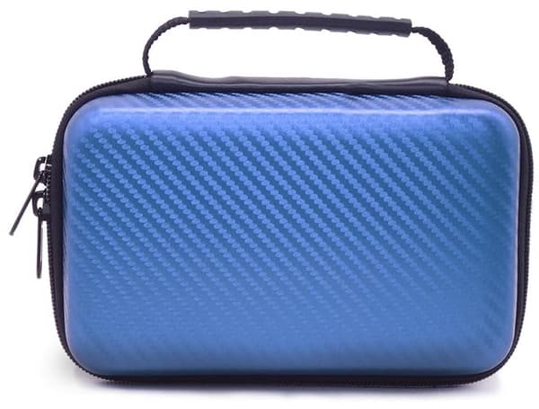 [LCS] Egnet for Nintendo 3DS XL/New 3DS bæreveske, hardt reiseetui, blå