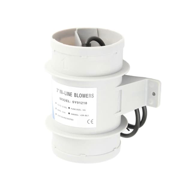 [LCS] Tommer 12V Lydløs Inline Blæser Inline Marine Lænsepumpe Luftblæser til Yachter Både Luftcirkulation