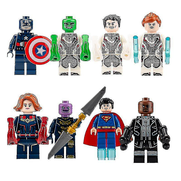 40 stk Avengers Minifigurer Byggeklodser Legetøj Actionfigurer Sæt