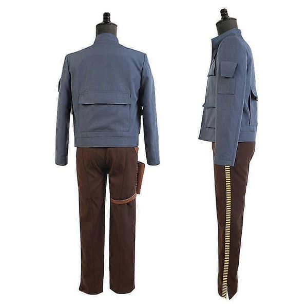 [LCS]Cosplaydräktset med Jacka Byxor Bälte Hölster Skjorta 1 M