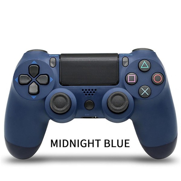 Trådlösa Bluetooth spelkontroller för Playstation4 / Ps4/slim/ pro midnight blue