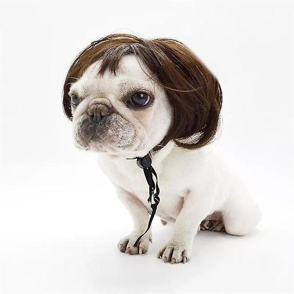 Husdjursperuker Katt och Hund Modeaccessoarer Tiara Peruk Hårstycke Hund
