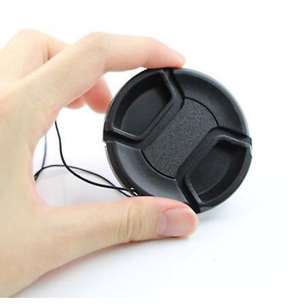 2 kpl 49 mm etulinssinsuojus linssinsuojuksen pidikkeellä