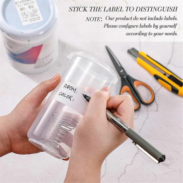Touch Up Paint Container Touchup Cups Paint Storage Cups with Lids Paint Storage Containers Airtight Paint Container 4 stk As Shown