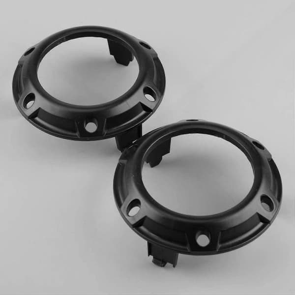 [LCS]2 STK Tåkelysramme Svart Deksel 6400A739 For Mitsubishi Outlander 2007 2008 2009 black
