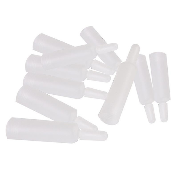 20 st/lot 2ml Emery Glasflaska Silikondroppflaska