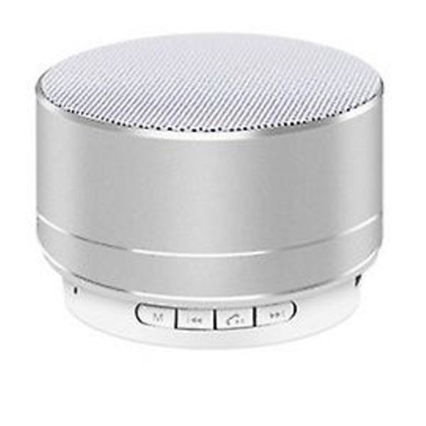 Högtalare - Trådlös Bluetooth Mini Högtalare Stereo Super Bass Usb/aux/fm Silver