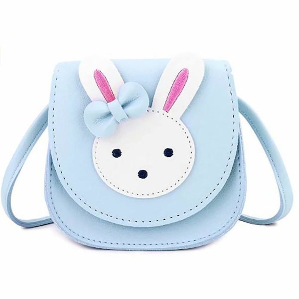 Cute Girls Messenger-handväska med en axel (svart) blue