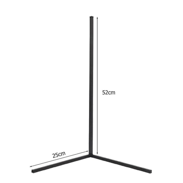 Led golvlampa modern enkel hörnstav golvlampa för boende r Warm light black52cm