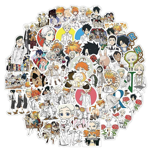 50 kpl The Promised Neverland Graffiti -tarroja
