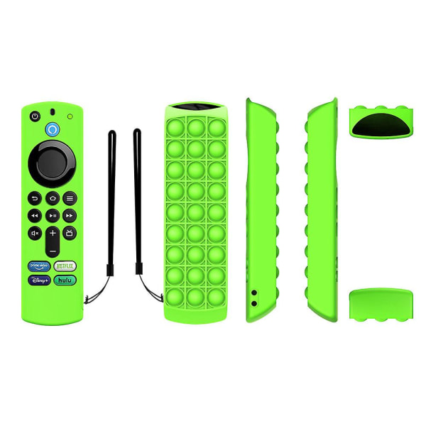 Silikone Beskyttelsescover til Alexa Voice Remote 3. Generation 2021 Green