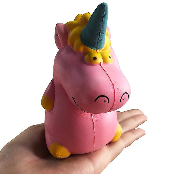 Jumbo Kawaii Squishy Enhjørning Flodhest Stressbold Legetøj