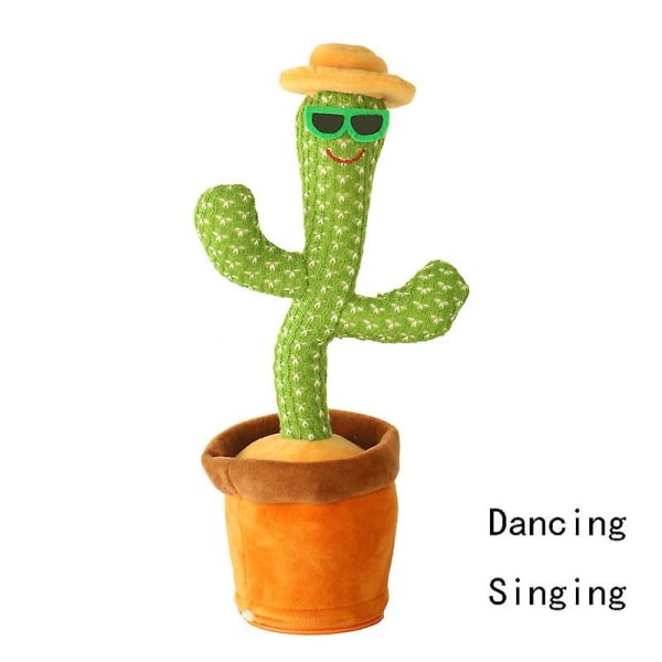 Elektronisk dansande kaktus som sjunger Dansande dekorationspresent