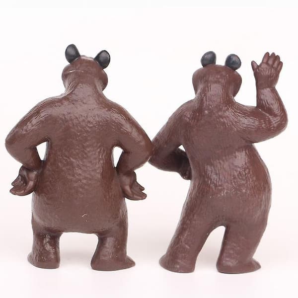 6 st Masha och Björnen tecknad actionfigur presentleksak