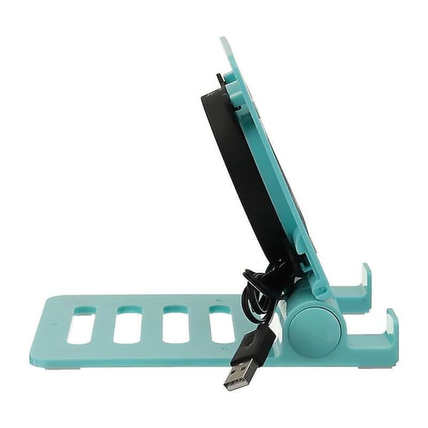 Bakeey mini ventilator kølende desktop telefonholder foldbar varmeafledning