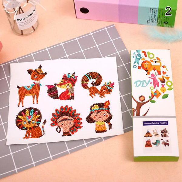 5d DIY Diamond Painting Mosaik Sticker Kit Arts Crafts Julklappar för barn 2