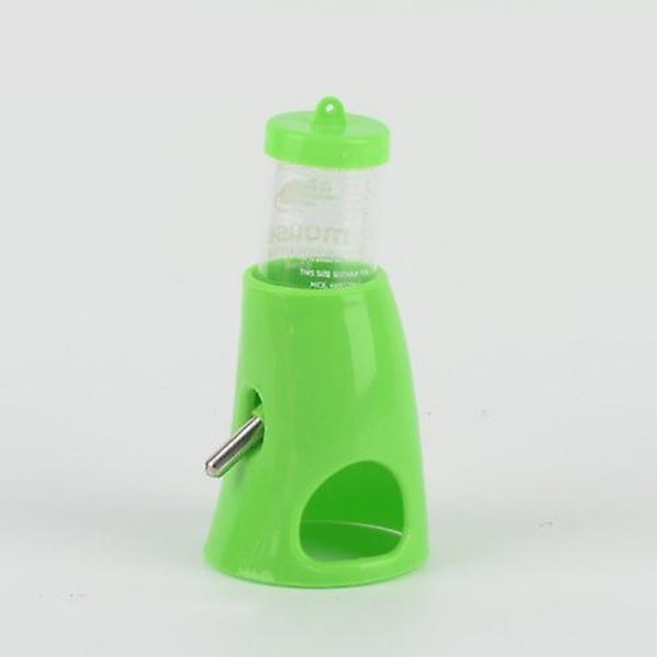 Hamster Vattenflaska Med Hus Djur Vattenflaska 80ml Gnagare För Bur Vattenmatningsflaskor Automatisk Dispenser Pink