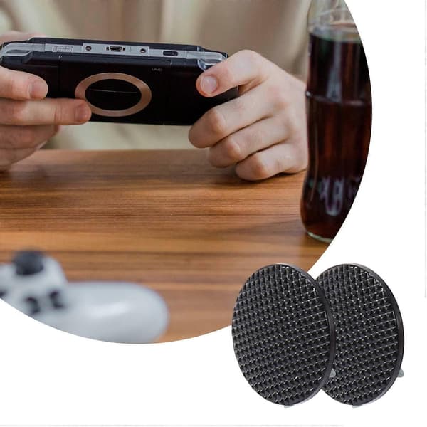 6 stk. analog joystick-spak erstatningshetteknapp for PSP 1000 Black