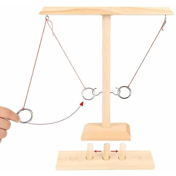 Hooks Ring Toss -rengaspeli Shot Ladder Bundle D (D)