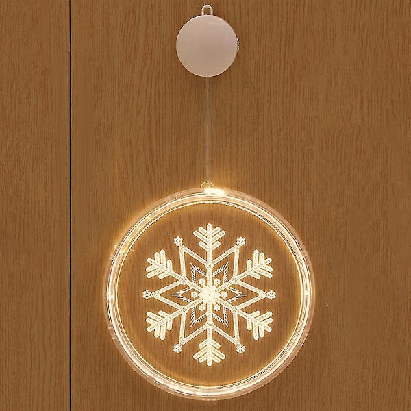 Juldekorationsdörr Fönsterljus Fairy String Lampa Julgransprydnad C