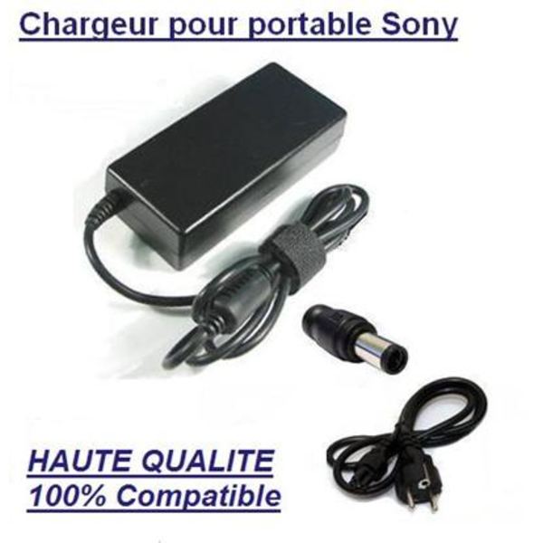 Strömförsörjning Laptopladdare - Portabel AC-adapter för Sony VAIO
