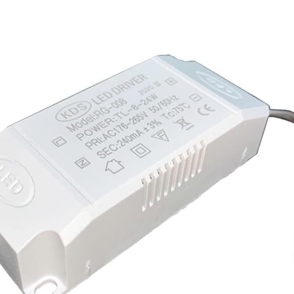 LED-taklampa med elektroniska transformatorer som stöder 8-24W, 24-36W och 36-50W modeller 8-24W