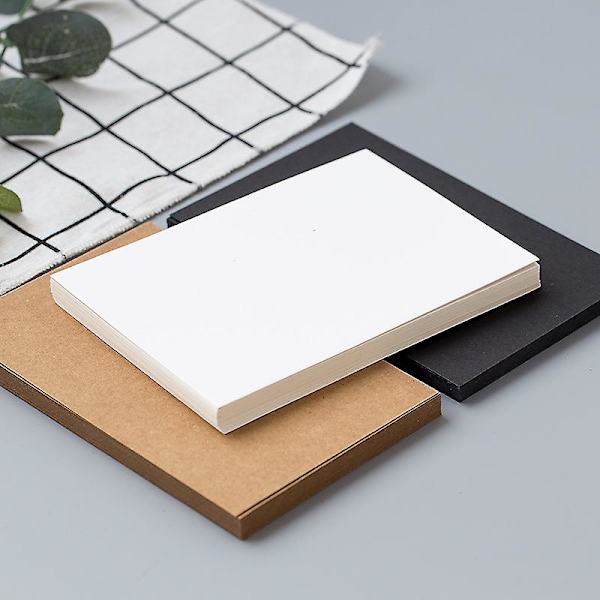 20 kpl/erä luovia tyhjiä postikortteja Kraft-pahvia mustavalkoista DIY-leikekirjaa graffitipaperia retro-onnittelukortti paperitavara