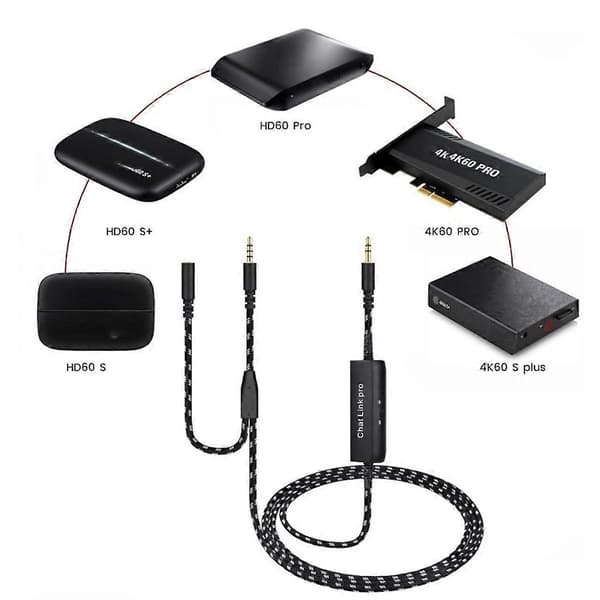 [LCS]Chat Link-kabel för HD60 HD60S HD60S+ HD60 4K60 270cm