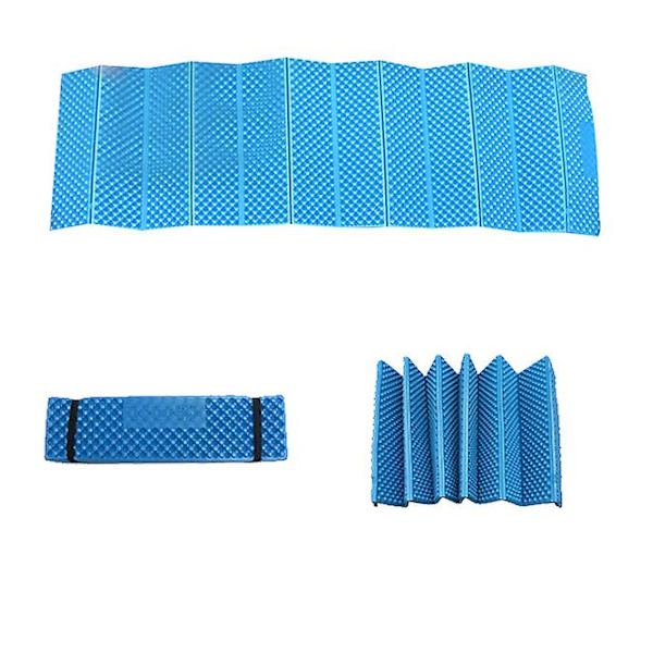 Kokoontaitettava makuualusta, yksittäinen, kosteudenkestävä, ulkoiluun, kiipeilyyn blue