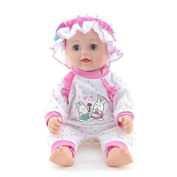 Mjuk Kropp Baby Docka Med Öppningsbara/Stängbara Ögon set3