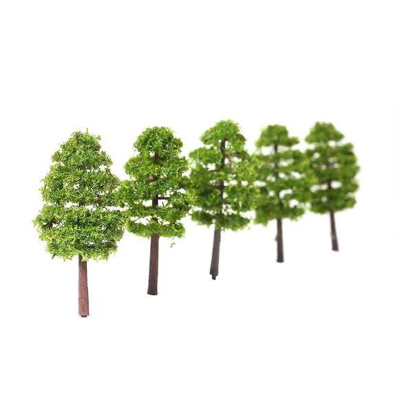 20 st Modell Träd Arkitektonisk Järnväg Layout Trädgård Landskap