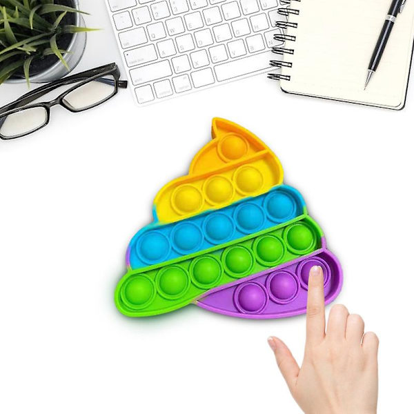 [LCS]Push Bubble Fidget Sensory Toy orange