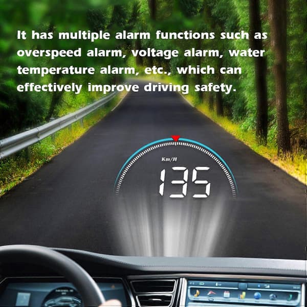 Intelligent Heads Up Display High Definition Eftermonteret Speedometer [CE/RoSH-certificeret]